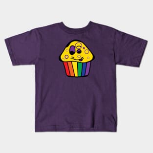 Intersex Pride Rainbow Cupcake Kids T-Shirt